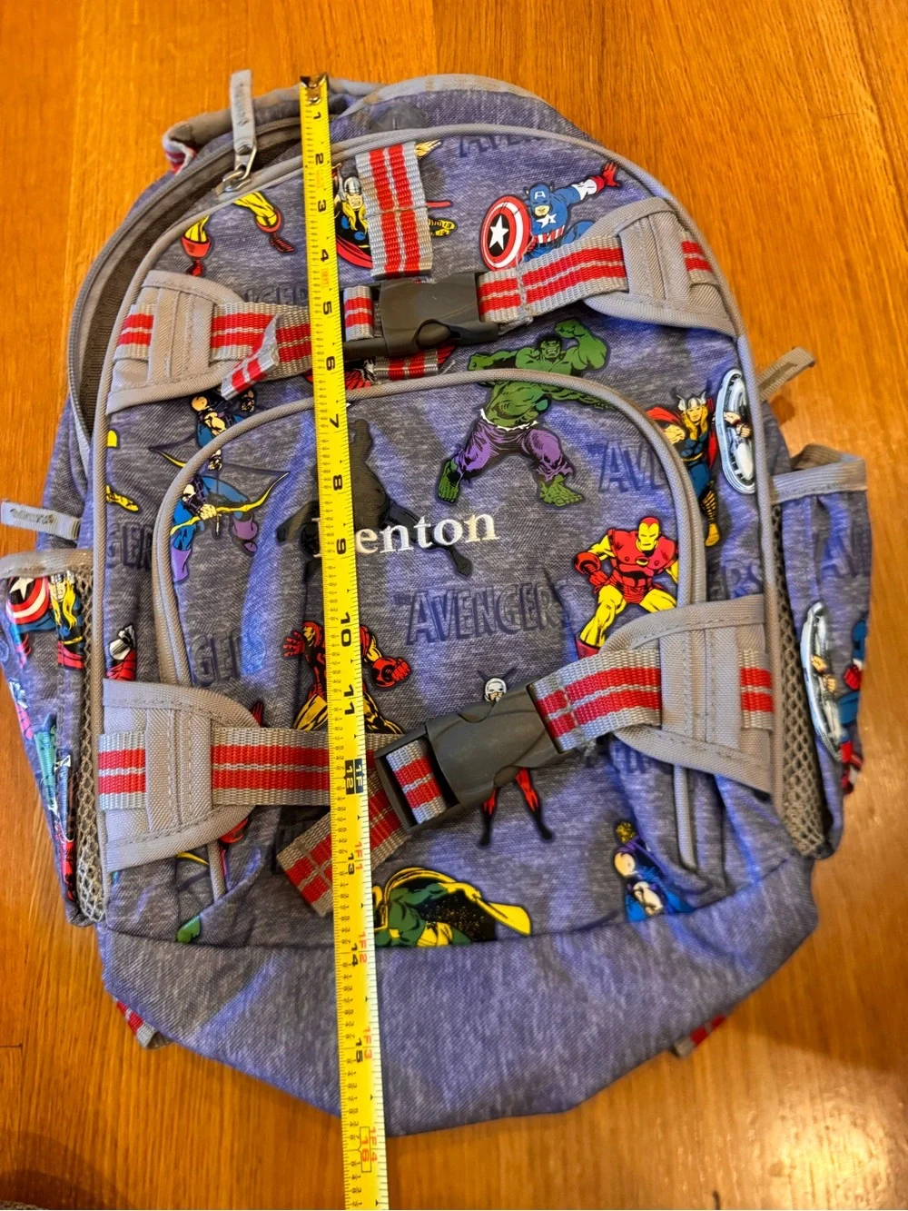 Pottery Barn Kids Mackenzie Marvel Avengers backpack and Lunchbox Superheroes